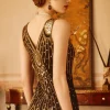 BABEYOND Plus Size<Zouzou Art Deco Flapper Plus Size Dress