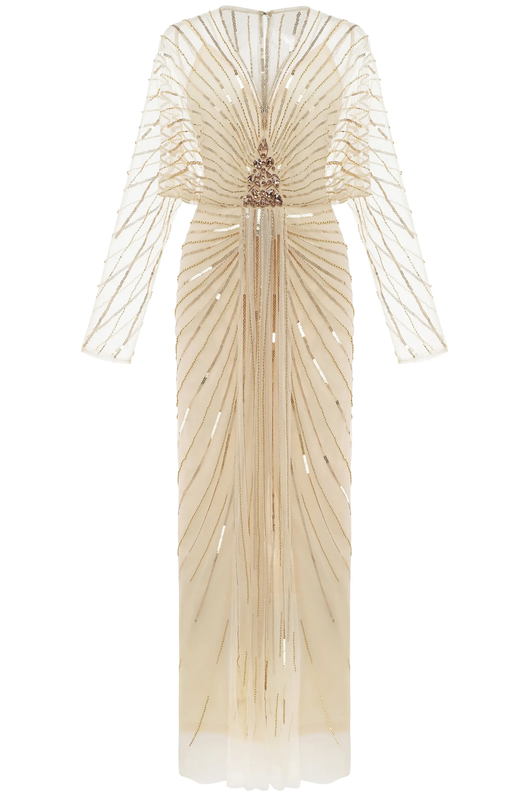BABEYOND Party | Evening Dresses<Zouzou Crystal-Encrusted Evening Gown