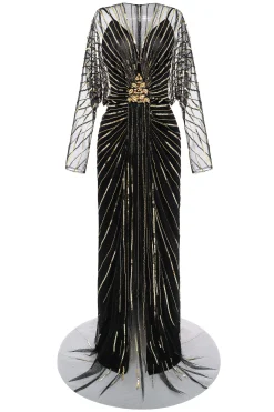 BABEYOND Party | Evening Dresses<Zouzou Crystal-Encrusted Evening Gown