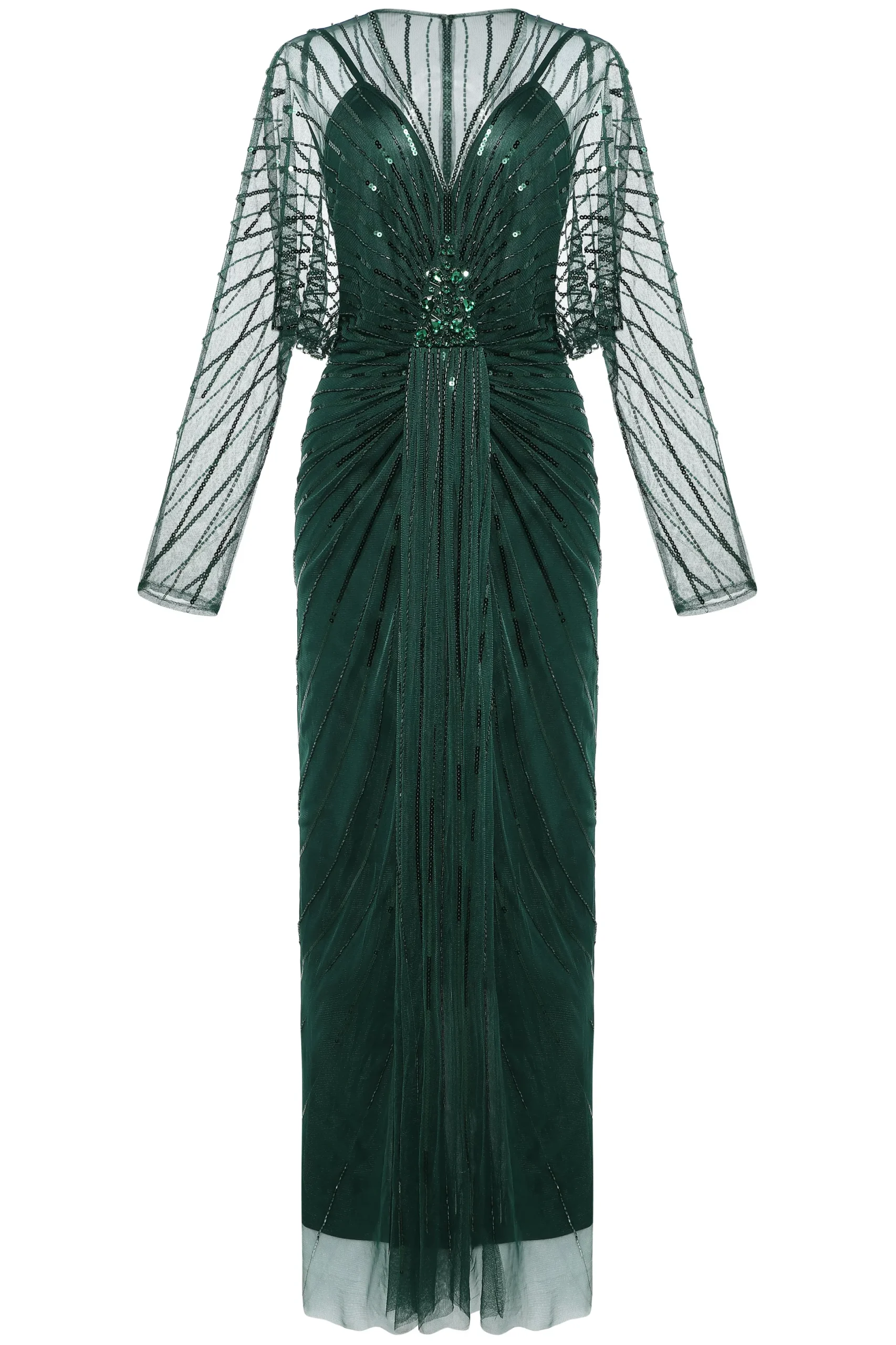 BABEYOND Party | Evening Dresses<Zouzou Crystal-Encrusted Evening Gown