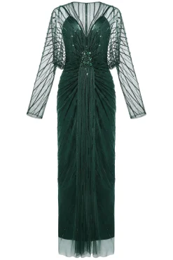 BABEYOND Plus Size<Zouzou Crystal-Encrusted Plus Size Evening Gown