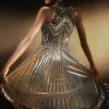 BABEYOND Flapper Dresses | Plus Size<Zouzou Metallic Beading Flapper Dress